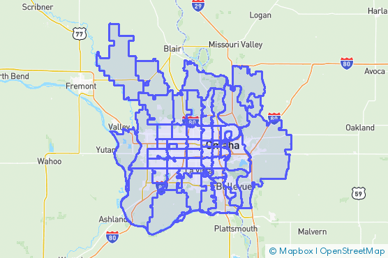 Service Area Map