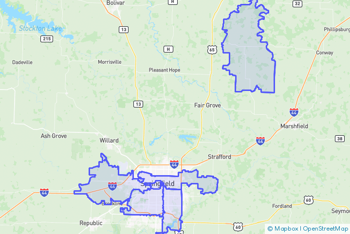 Service Area Map