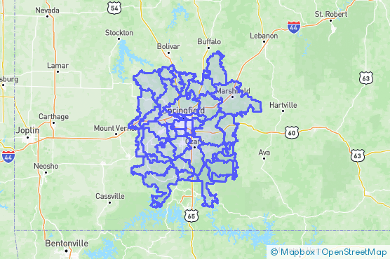 Service Area Map