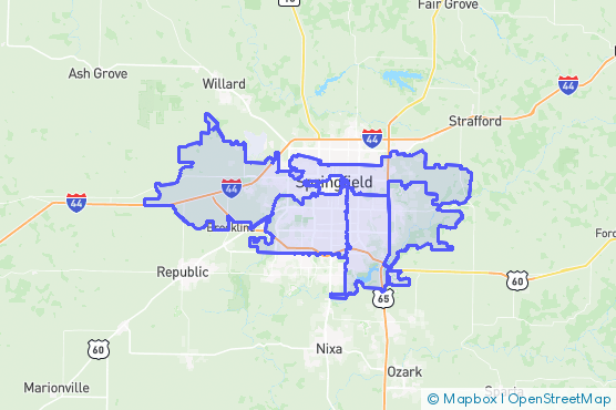 Service Area Map