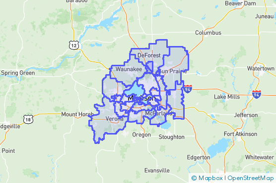 Service Area Map