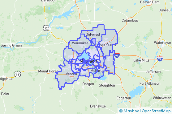 Service Area Map