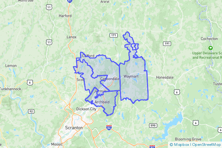 Service Area Map