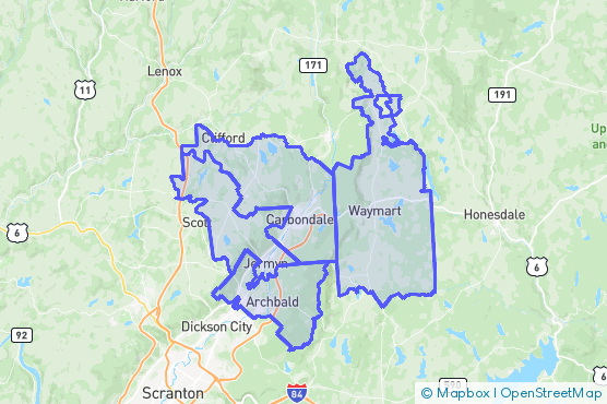 Service Area Map