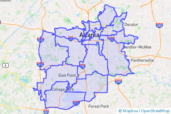 Service Area Map