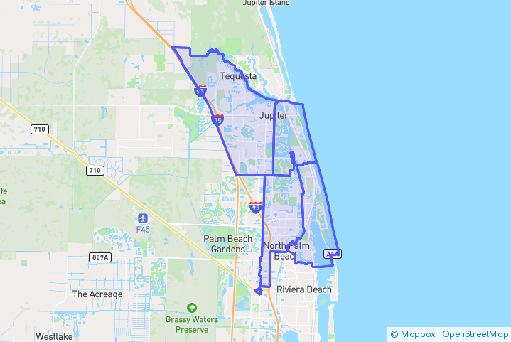 Service Area Map