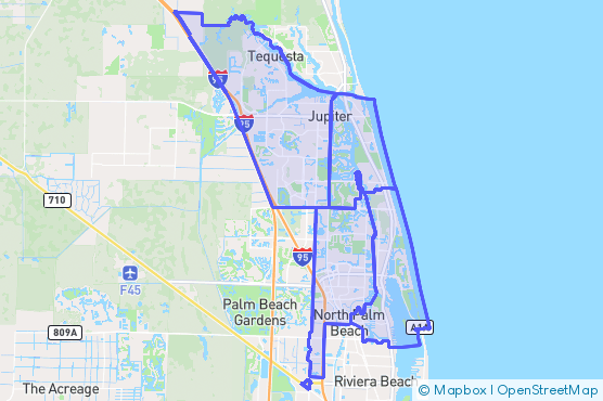 Service Area Map