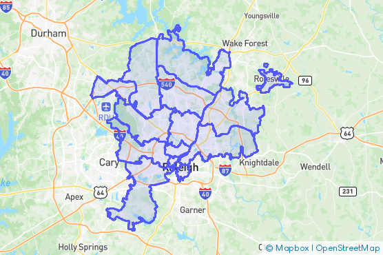Service Area Map
