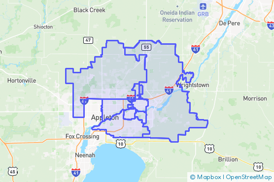 Service Area Map