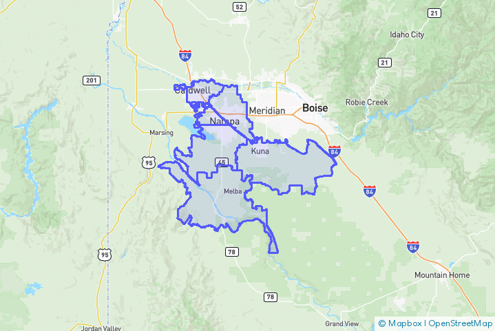 Service Area Map