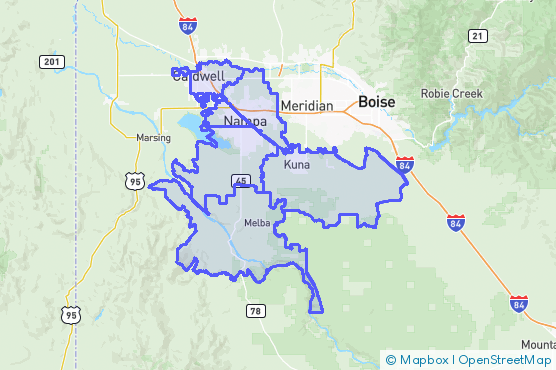 Service Area Map