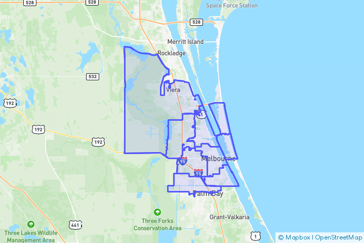 Service Area Map