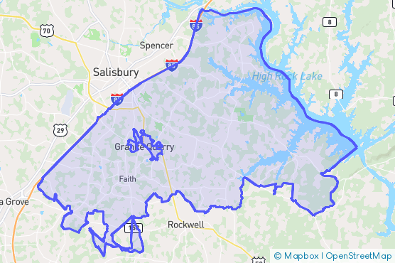 Service Area Map