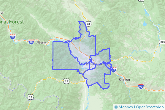 Service Area Map