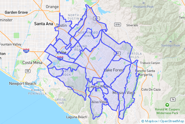 Service Area Map