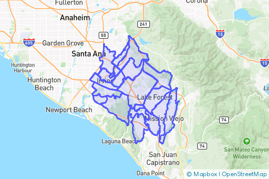 Service Area Map