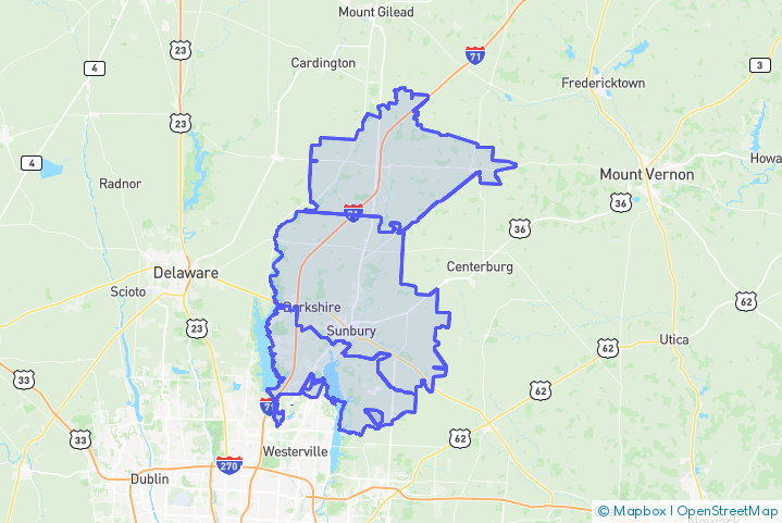 Service Area Map