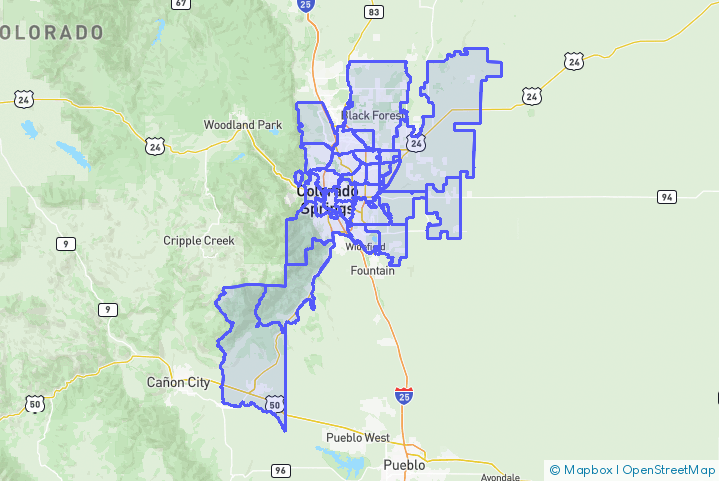 Service Area Map