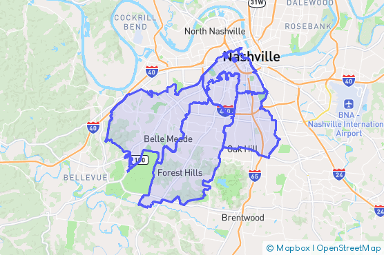 Service Area Map