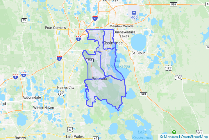 Service Area Map
