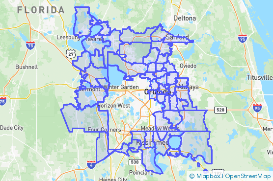 Service Area Map