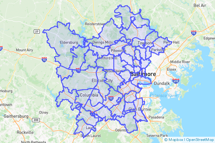 Service Area Map