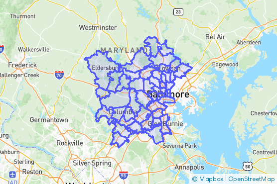 Service Area Map