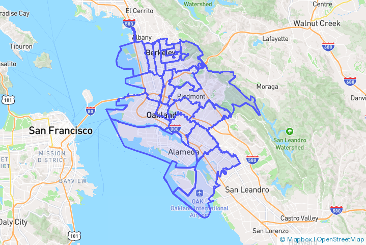 Service Area Map