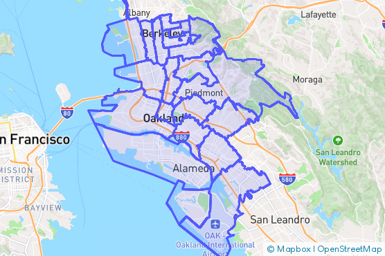 Service Area Map