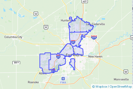 Service Area Map
