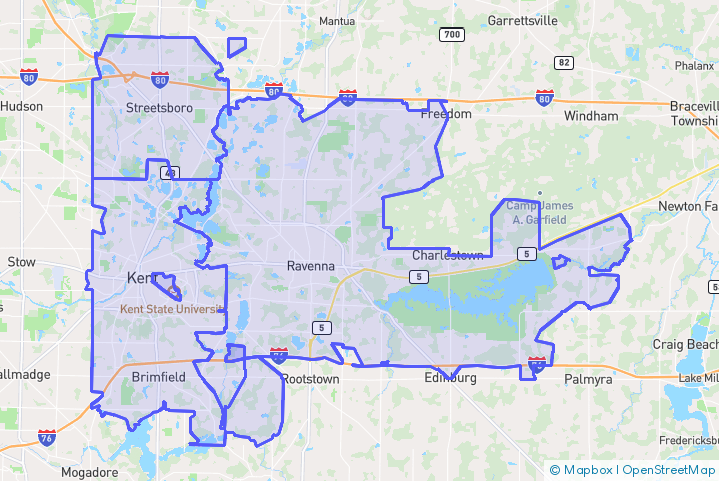 Service Area Map