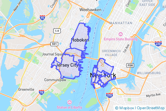 Service Area Map