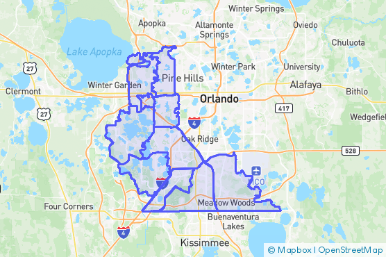 Service Area Map