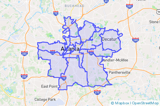 Service Area Map