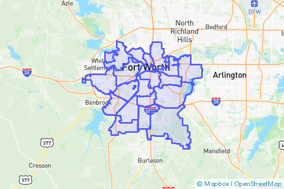 Service Area Map