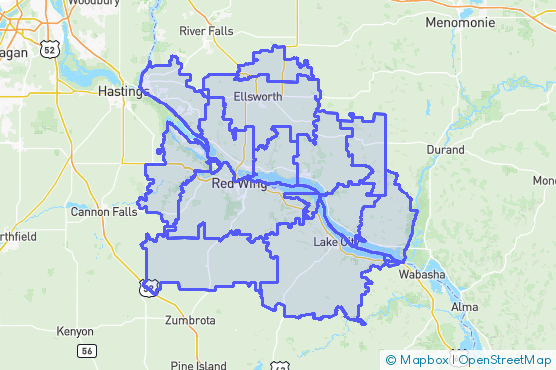 Service Area Map