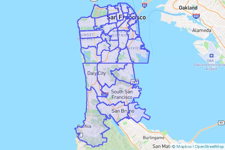 Service Area Map