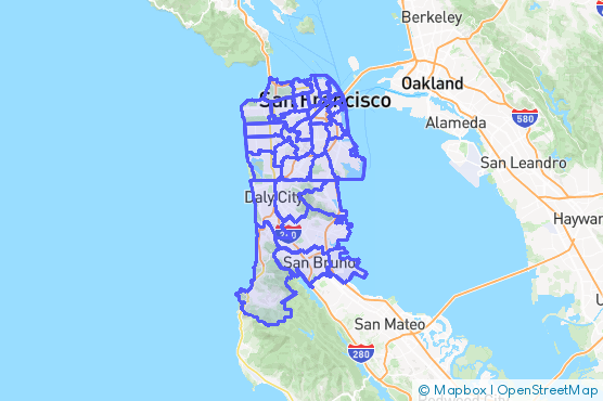 Service Area Map