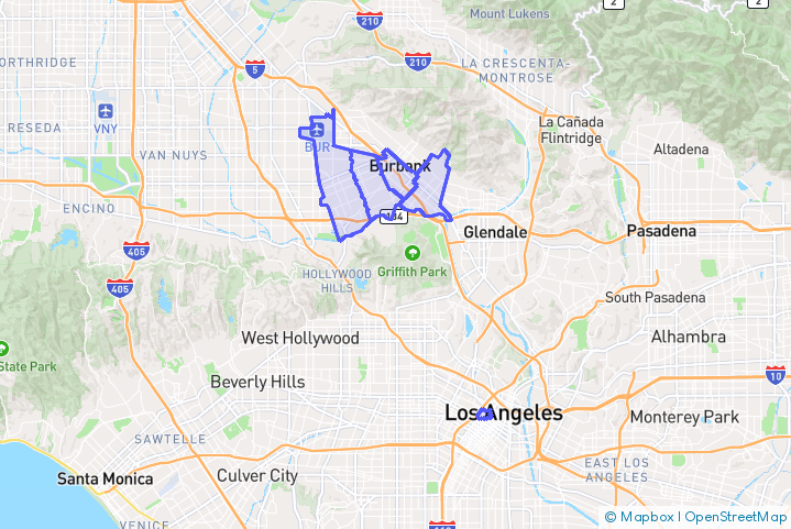Service Area Map