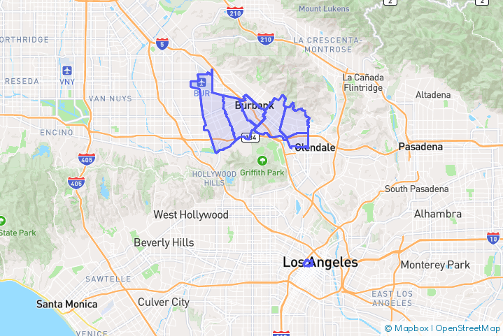 Service Area Map