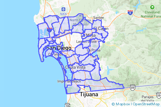 Service Area Map