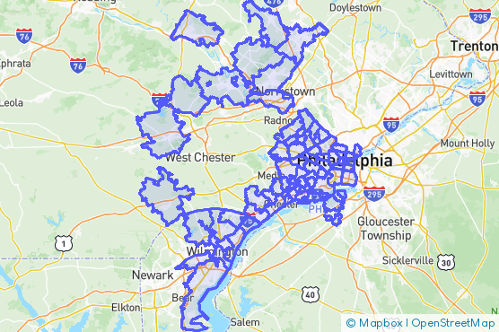 Service Area Map