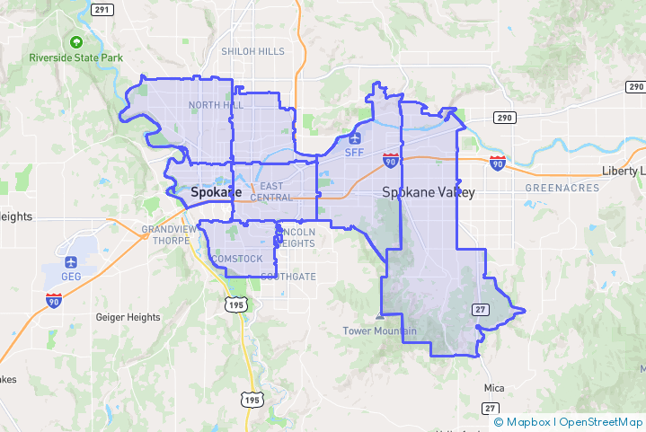 Service Area Map