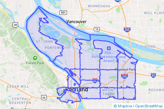 Service Area Map