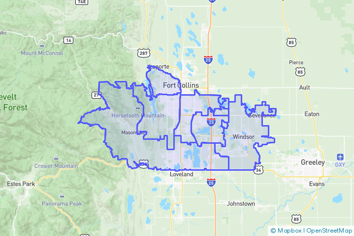Service Area Map