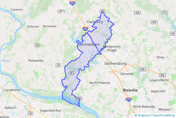 Service Area Map