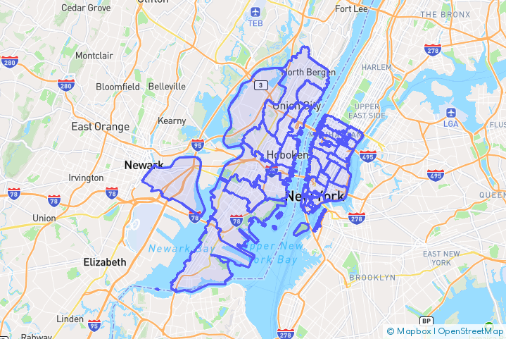 Service Area Map