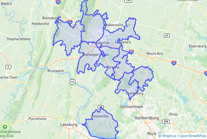 Service Area Map
