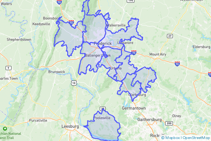 Service Area Map