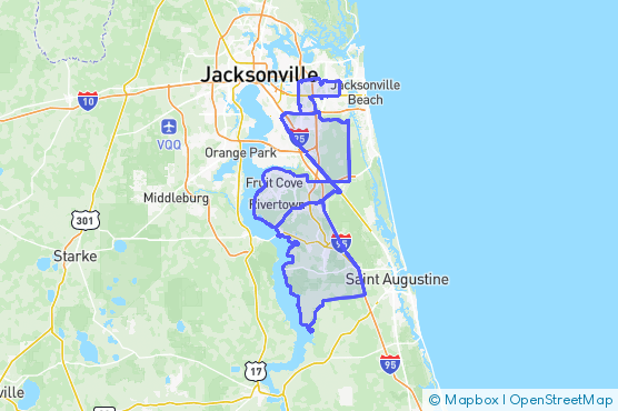 Service Area Map